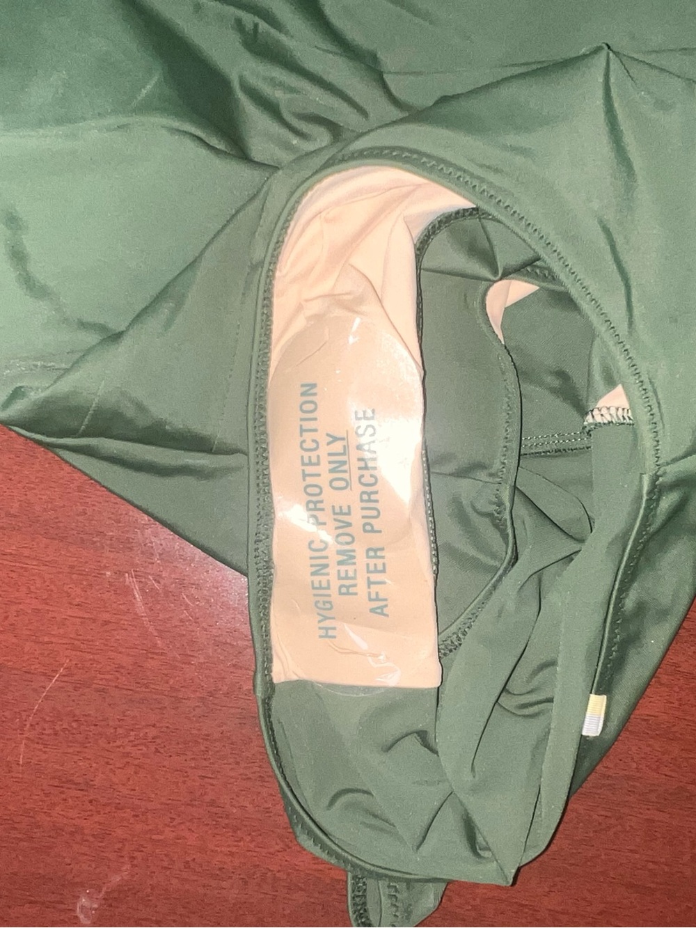 Women’s One-Shoulder Olive Green One-Piece Swimsuit - The Sidestroke - Picture 5 of 6